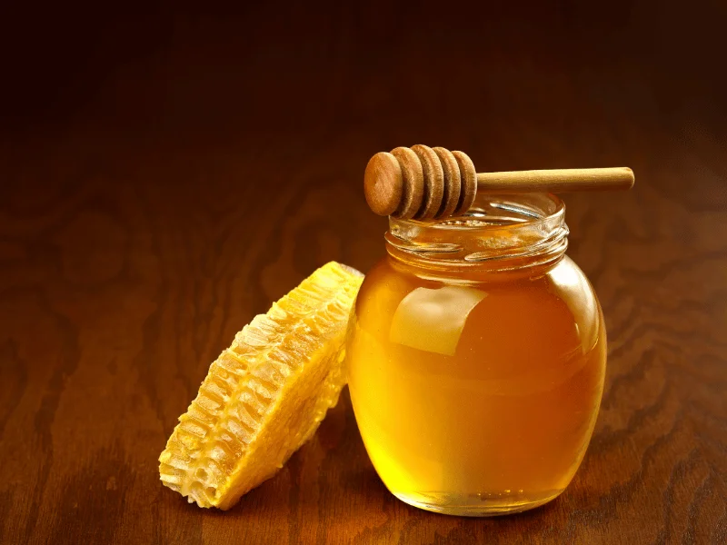 Pure Honey Pouring