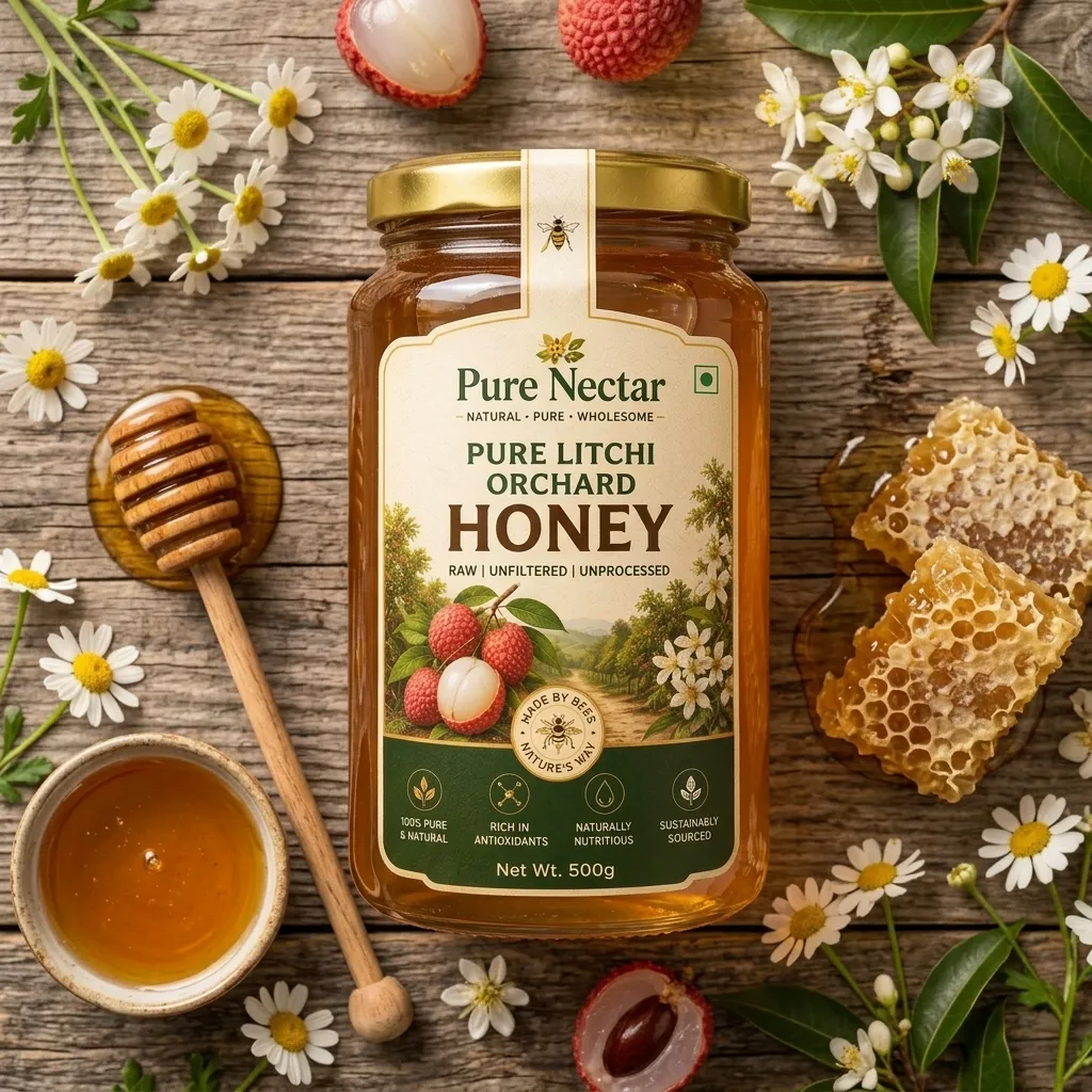Pure Litchi Orchard Honey View 2