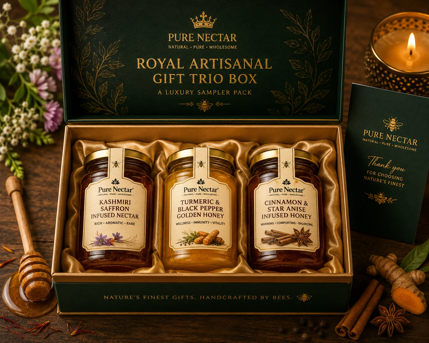 Royal Artisanal Gift Trio Box