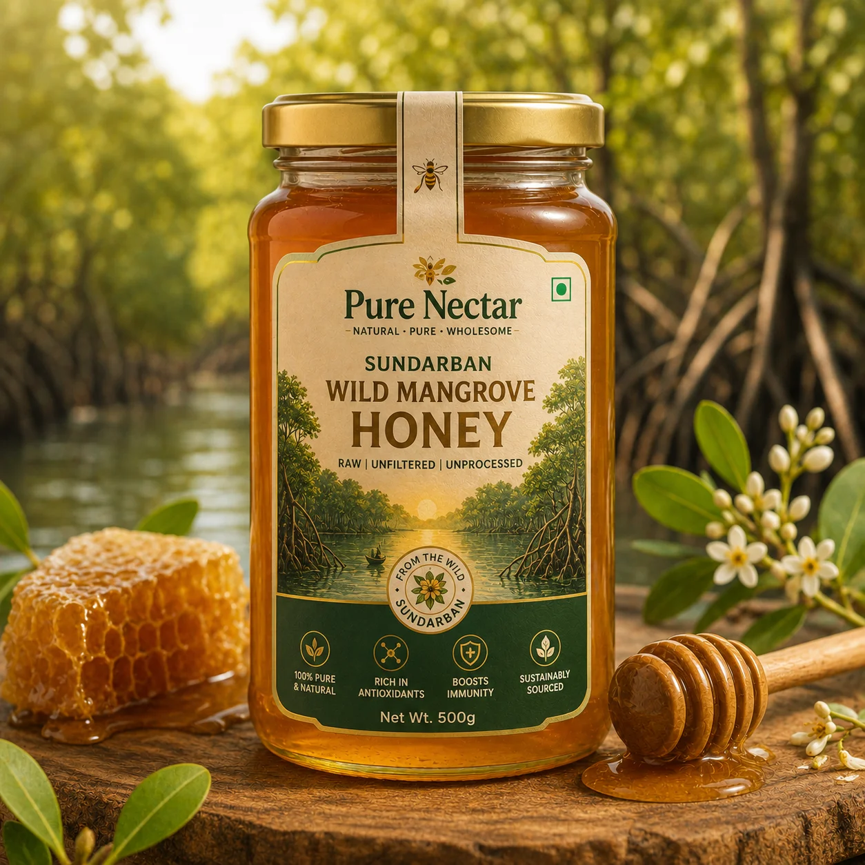 Sundarban Wild Mangrove Honey